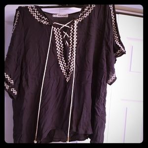 Maurices cold shoulder blouse
